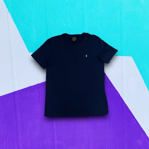 Mens Navy Blue Ralph Lauren Tshirt - Picture 2 of 4